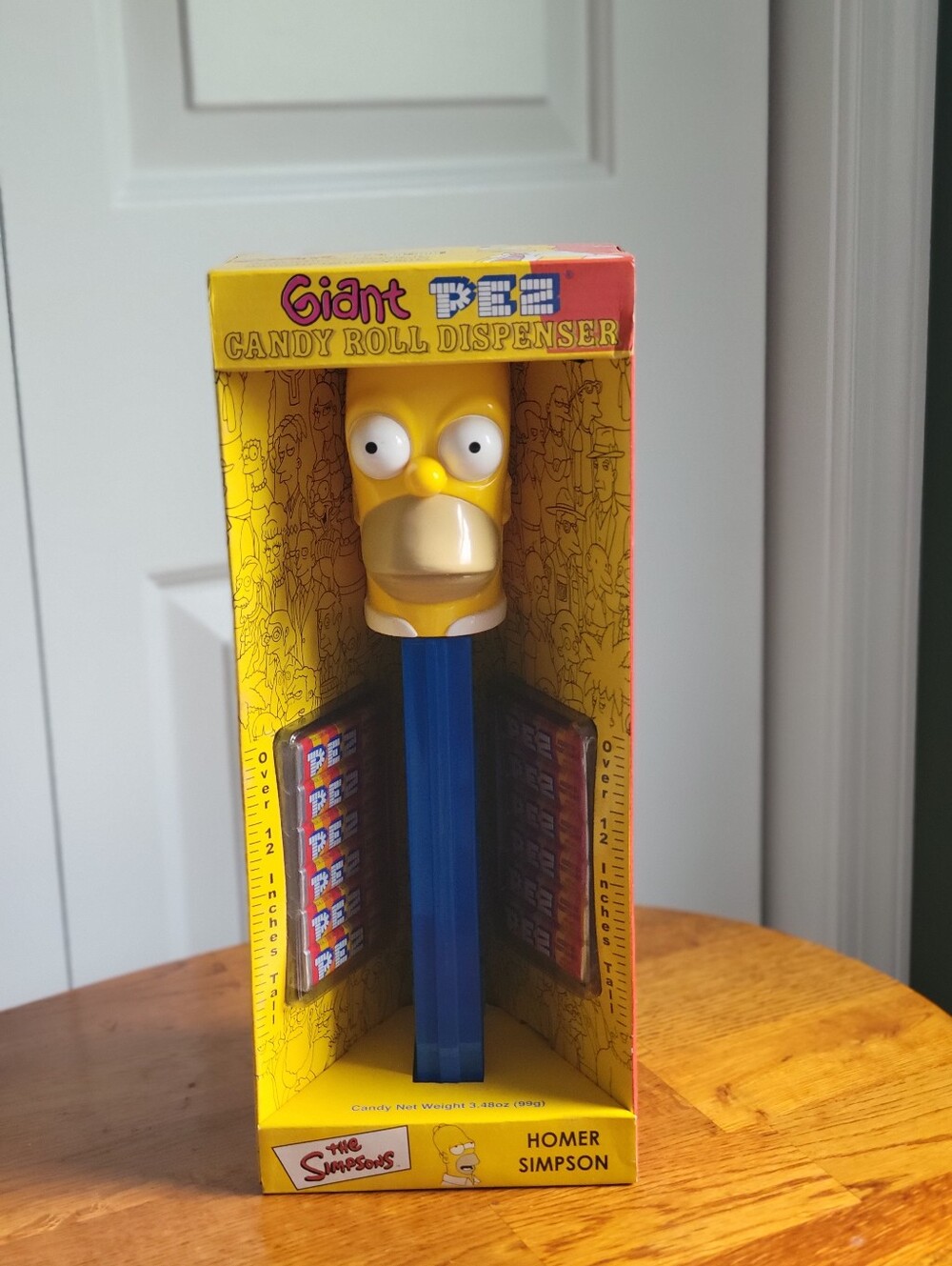 Homer Simpson Giant PEZ Candy Roll Dispenser 2002